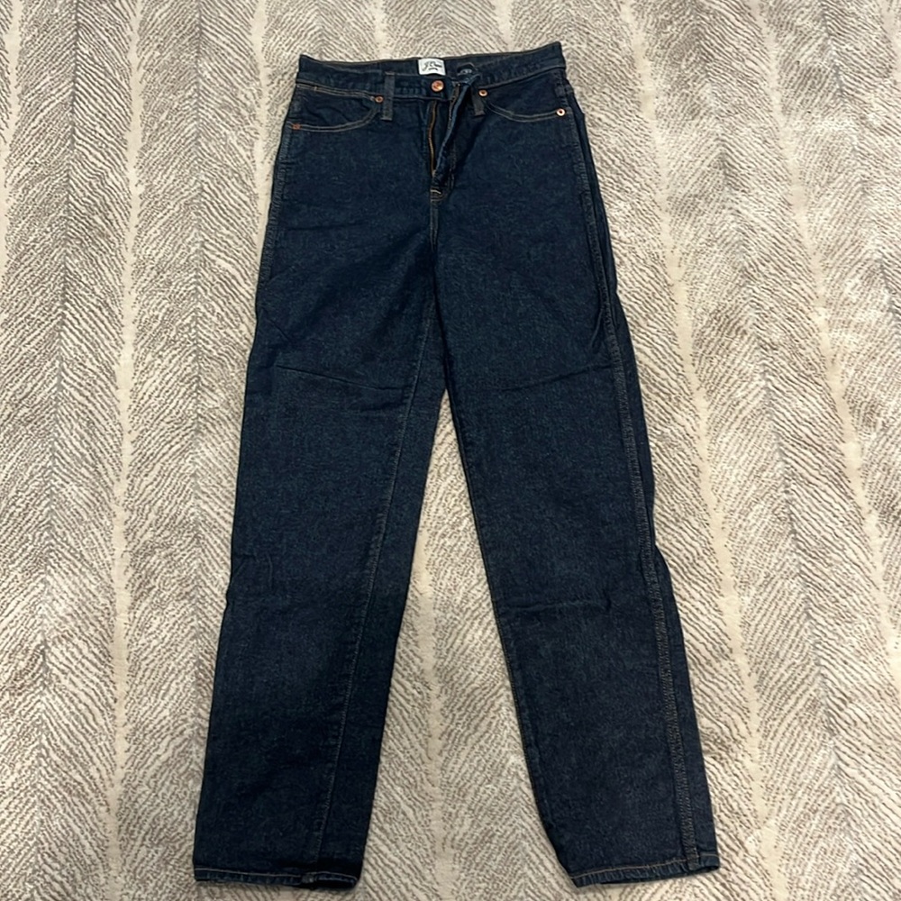 J. Crew Dark Wash Straight Leg Jeans